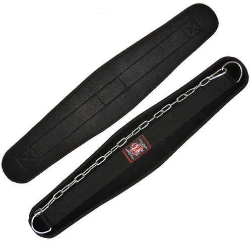 GYM BACK PULL UP CHAIN DIPPING DIP WORKOUT BODY BUILDING WEIGHT LIFTING BELT