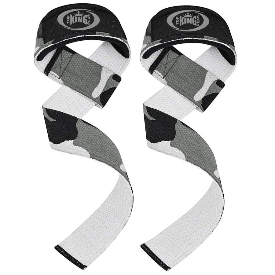 Camo Design Weight Training Wrist Straps:-